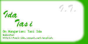 ida tasi business card